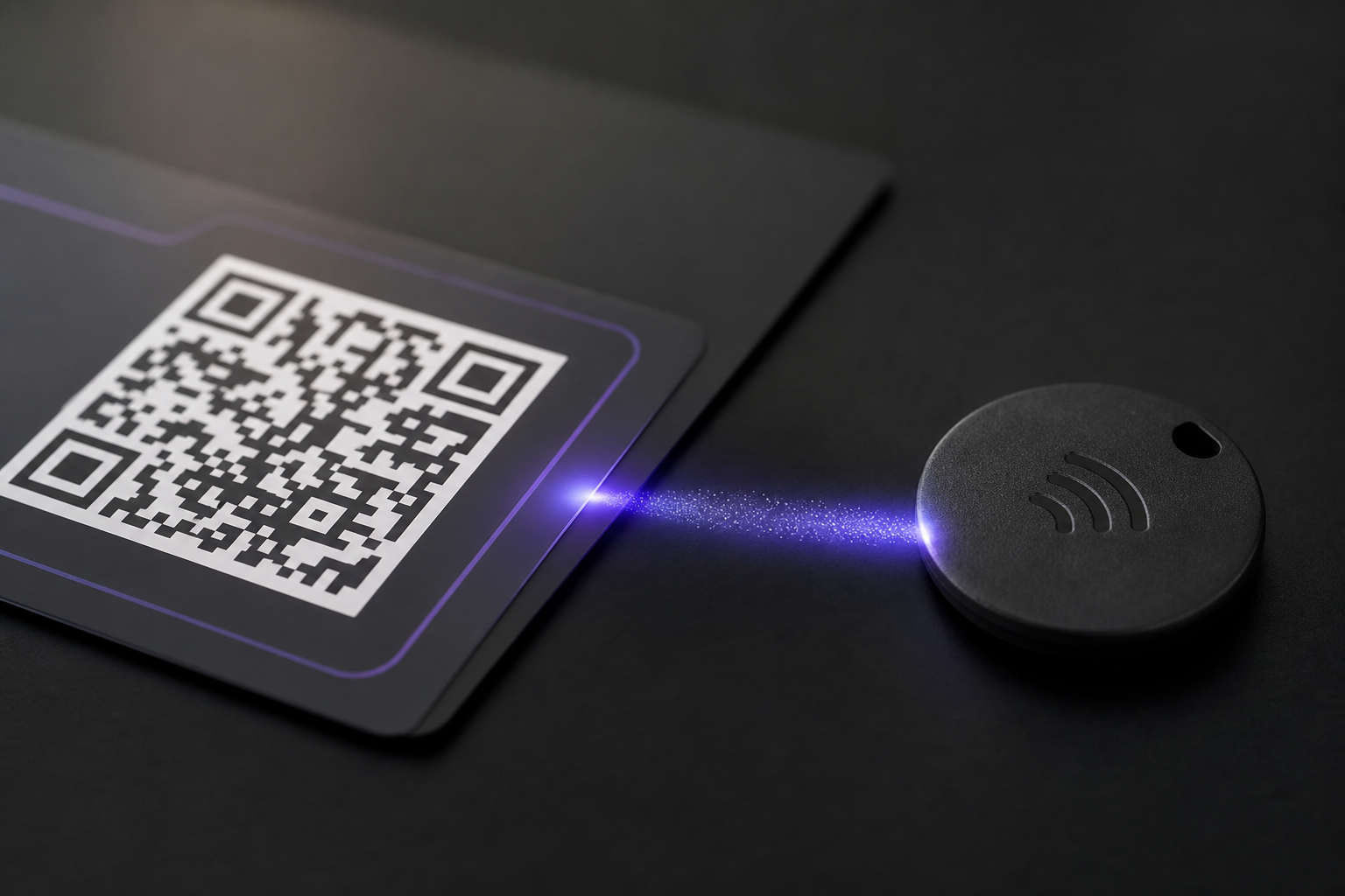 Connect a page to a QR or NFC tag